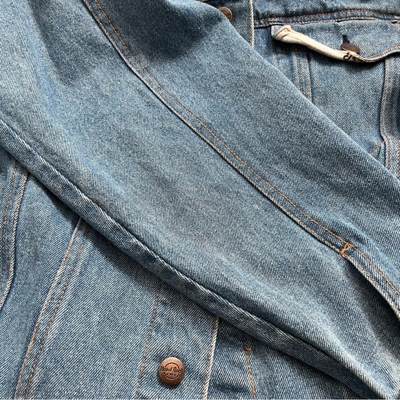 Vintage Hard Rock Cafe Amsterdam Denim Jean Jacket - Picture 8 of 12